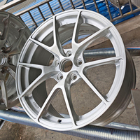 Rines HZH Modificados de Alto Rendimiento, Forjados en Plata Pulida, de 18, 19, 20, 21 y 22 Pulgadas, Compatibles con BMW M3 F80 Stance Sport, Rines de Aleación Personalizados