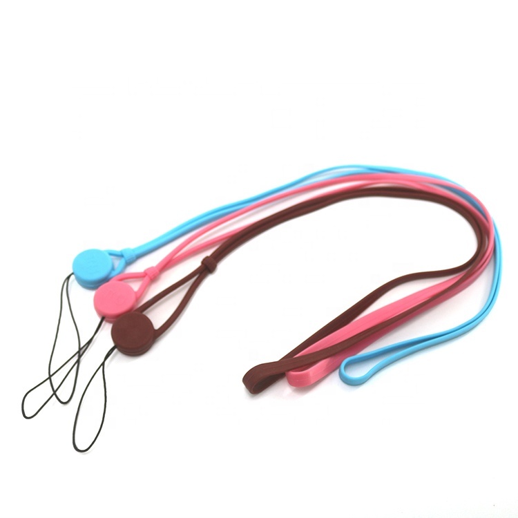 Multi Colors Silicone Wrist Strap Lanyard Hand Strap Lanyard Cell Phone Keychain for Mobile Phone Image 3