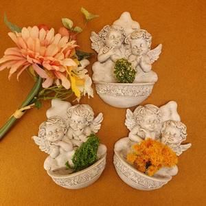Witt popolare adorabile piccolo angelo cimitero in resina elegante e ben fatto volare via dagli scaffali decorazione del cimitero in resina - Product Image 1