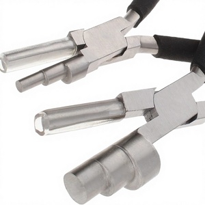 LAVIEMOT Carbon Steel 3-Step Wire Looping Pliers <b>Large</b> & Small Jewelry Bail Pliers for Bending Bails Forming Shaping Jump <b>Rings</b> - Product Image 3