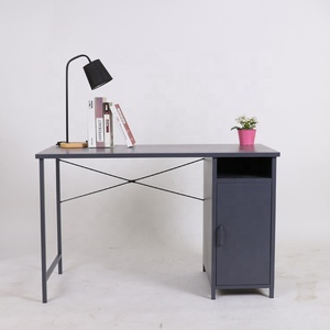 Scandinavian phong cách phòng ngủ kim loại bàn thép cơ sở giao diện điều khiển Bảng với ngăn kéo - Product Image 2