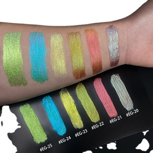 Maquillage personnalisé MLM, gel haute pigmentation, imperméable, 8g, fard à paupières multicolores pour le visage et le corps, marque privée, paillettes scintillantes - Product Image 4