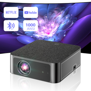 Máy chiếu Video Y3 1000 Lumens 4K HD 1080P WIFI Android 9 cho Trò chơi giáo dục tại nhà & tính năng 3D kinh doanh để sử dụng ngoài trời - Product Image 1