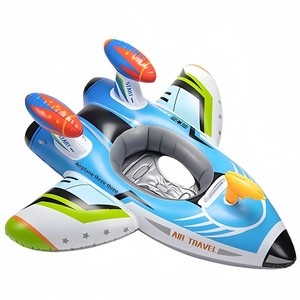 Bouée <span class=keywords><strong>gonflable</strong></span> en forme d'avion pour enfants, flotteur <span class=keywords><strong>de</strong></span> piscine à chevaucher en PVC écologique pour la <span class=keywords><strong>natation</strong></span> - Product Image 5