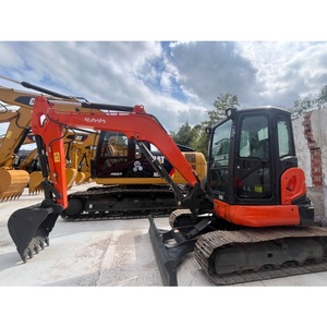 Excavadora de cadenas pequeña Kubota KX163 usada, original de Japón, 5.6 toneladas, en buen estado. - Product Image 1