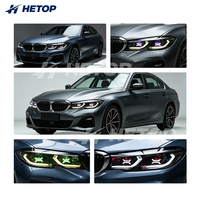 Phares HETOP G20 2020-2022 Style RGB OSS Personnalisation Spéciale Lentille Quatre Couleurs Quatre Feux de Proche Huit Feux de Loi Lointains DRL LED Uniques pour BMW