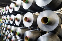 Filament de polyester 100 % recyclé DTY, 150D/144, texturé par tirage, teint en masse, fabriqué en Chine