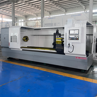 Tour horizontal robuste CK61100 3000 mm CNC à banc plat, commande numérique GSK, broche simple, machine de traitement des métaux
