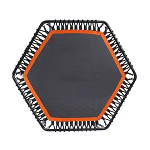 Giá cả cạnh tranh Lục giác trẻ em trong nhà mềm nhảy chơi Trampoline với xử lý điều chỉnh - Product Image 3