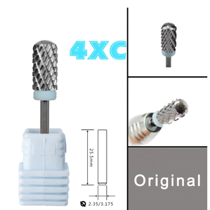 Super Cut Barrel <b>Nail</b> Drill Bits 3/32" Sharp Tungsten Carbide Burr Milling Cutter for Manicure Salon <b>Nails</b> Accessories - Product Image 2