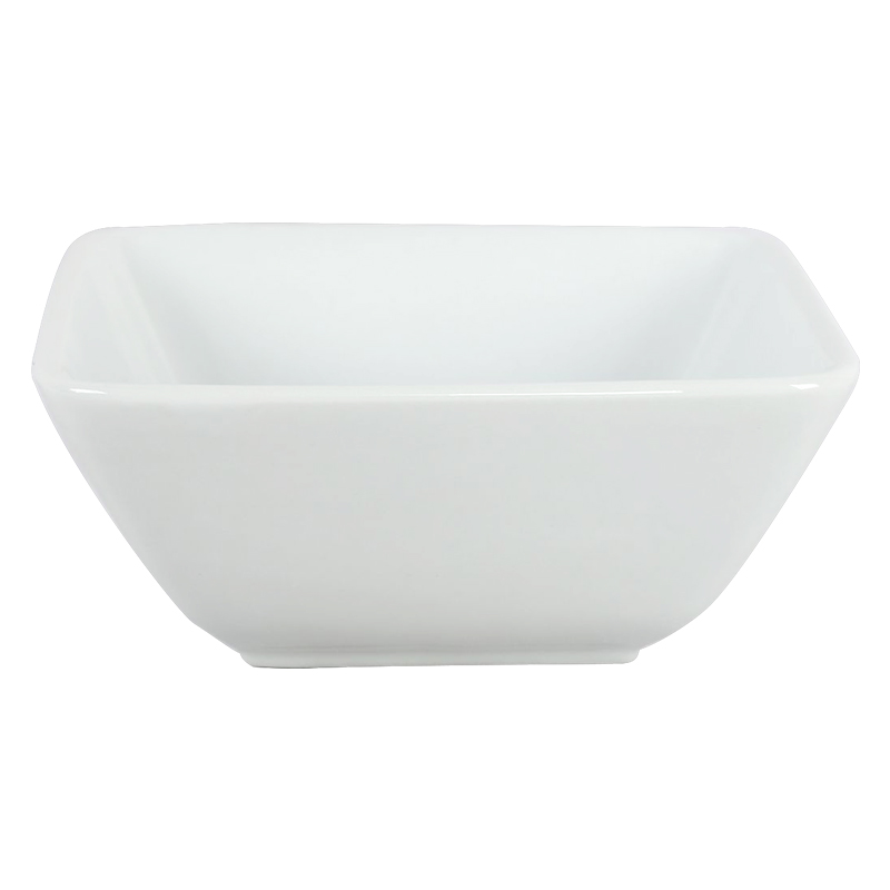 Cuadrado blanco A6.4 cono tazón