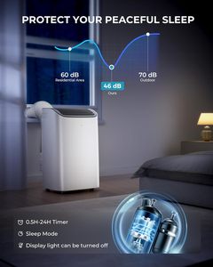 EUHOMY Low Noise 12,000 Btu <b>Portable</b> Air Conditioner Fan Air Conditioner <b>Portable</b> for Room - Product Image 5