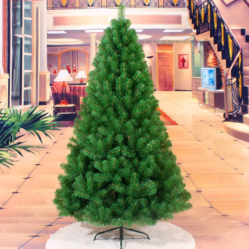 120/150/180/210CM Encryption Artificial Christmas Tree Decorations Pre Lit PVC Christmas Tree Mini Green Xmas Tree