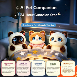 Gato de Peluche con IA, Compañero de Aprendizaje, Pequeño Maestro en Casa, Juguete de Peluche con Enciclopedia para Niños, Regalos - Product Image 1