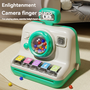 TOPSKY TOYS Clavier éducatif multifonctionnel - Jouet sensoriel pour bébés et enfants, fonctionne à piles, 5 gammes de sons, mini, mignon, avec lumière et musique - Product Image 2