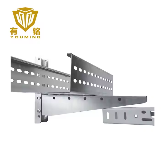 Outdoor 304 Stainless Steel Cable Perforated Cable Trays With Cover
