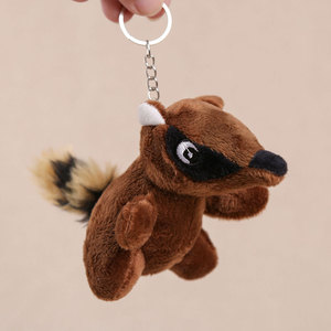 Peluche di Scoiattolo e Procione con Imbottitura in Cotone PP, Altezza 11cm, Antistress, Regalo di Compleanno per Bambini - Product Image 3