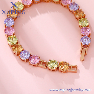 G51051603 Gioielli Xuping, Bracciale Elegante con Diamanti <span class=keywords><strong>per</strong></span> Donna, Regalo di <span class=keywords><strong>San</strong></span> <span class=keywords><strong>Valentino</strong></span>, Bracciale Femminile alla Moda - Product Image 3