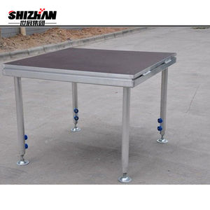 โรงงานผลิตเวทีกลางแจ้งคุณภาพสูงมาตรฐาน TUV ISO9001 ขายตรง ขนาด 4x4 ฟุต ราคาเวทีอลูมิเนียม - Product Image 2