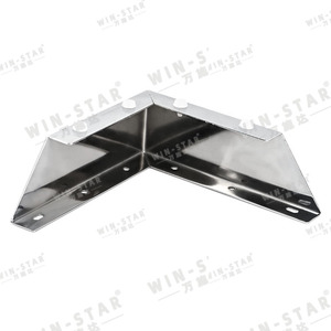WINSTAR 70mm 家具アクセサリー V字型メタルクロームメッキ モダンソファ脚 テレビキャビネットテーブル脚用 - Product Image 3