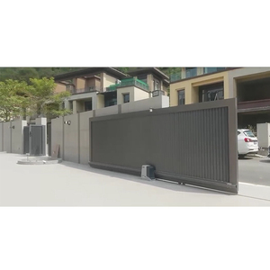 기공 자동 알루미늄 게이트 개폐식 접이식 게이트 빌라 게이트 정원/집/마당을위한 번역 문 - Product Image 3