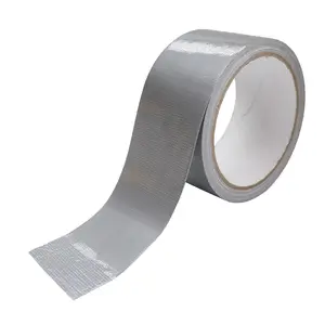 Rubber Glue Heavy Duty Custom Decorative Waterproof 48Mm Silver Cloth Duct Tape