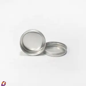 1 oz 2 oz 4 oz 5 oz 6oz 8 oz round silver aluminum jars tin box cans with screw lid