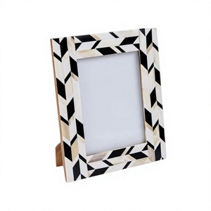 Cadre photo moderne de luxe fait main en os incrusté et résine écologique AZ ENTERPRISES pour la vente en gros - Product Image 2