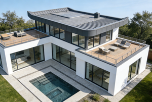 Villa Moderna <span class=keywords><strong>de</strong></span> Ensamblaje Rápido, 4, 5 y 6 Dormitorios, Personalizable en Varios Tamaños, Villa <span class=keywords><strong>de</strong></span> Acero Resistente <span class=keywords><strong>para</strong></span> Familias - Product Image 5