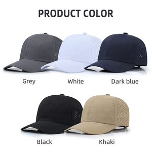 หมวกใส่ได้ทั้งชายและหญิงผ้าโพลีเอสเตอร์แห้งเร็วกันน้ำมีรูเลเซอร์ - Product Image 4