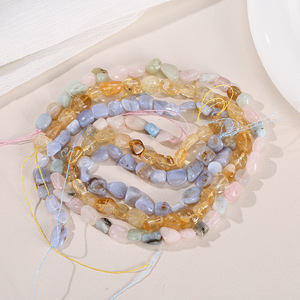 Pierres de cristal irrégulières, perles en vrac pour la création de bijoux, matériaux de perlage, printemps 2024, origine Yiwu - Product Image 3