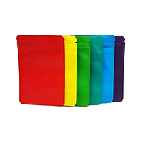 Sachets Mylar personnalisés avec logo imprimé en gravure pour épices alimentaires, emballage refermable en PP, 3,5g, 1 livre, avec fermeture éclair et sécurité enfant