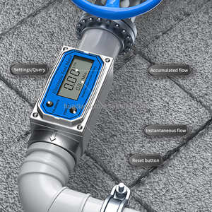 Variable Area <b>Water</b> <b>Flow</b> <b>Meter</b> Digital Display Thread Aluminum <b>Flow</b> <b>Meter</b> DN25 Compact Flowmeter - Product Image 3