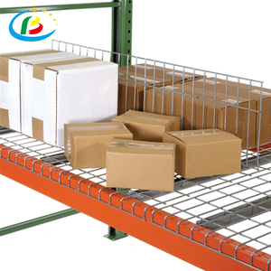 Séparateurs flexibles galvanisés de Decking de maille d'étagère de fil de stockage d'entrepôt avec le Decking - Product Image 6