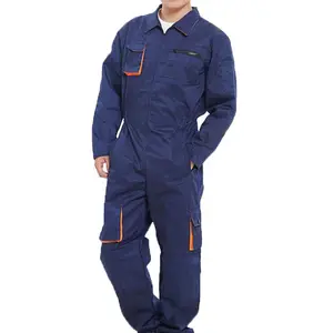 海军蓝色工业工作服 Coverall 建筑采矿洗车工作服 Coverall