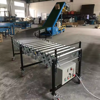 Machine de chargement et de déchargement mobile pour conteneurs de quai d'entrepôt, convoyeur à bande télescopique en PVC antibactérien