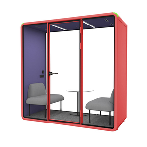 Cabine acoustique de bureau pour campus universitaire, idéale pour la collaboration de groupes d'étudiants - Product Image 1