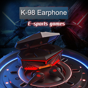 <span class=keywords><strong>Headset</strong></span> Kompatibel dengan Game Esports K98 Lintas Batas - <span class=keywords><strong>Headset</strong></span> Olahraga Nirkabel Stereo 5.0 dengan Penundaan Rendah dan Kotak Pengisian Daya - Product Image 4