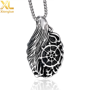 สร้อยคอพระพุทธรูปดีไซน์ใหม่สองด้านลายปีศาจ - Product Image 2