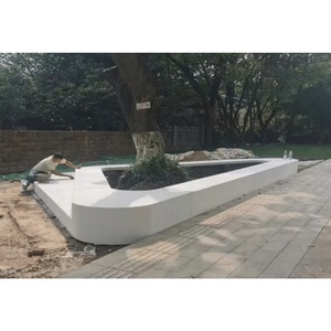 Banco GRC moderno para campo de golf, área de descanso, antideslizante, de gama alta, cómodo, deportivo, zona de ocio, decoración de asientos al aire libre, a prueba de hierba - Product Image 3