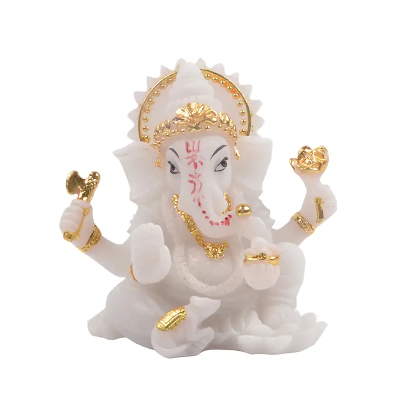 Estatua de Buda de elefante, escultura de Ganesha, Dios indio, Señor, meditación, Ganesha Idol
