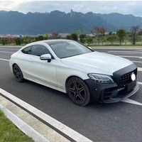 2015-2021 Classe C W205 C260l C200l C300 Coupé Modifié Gtr Style Pare-chocs Avant Avec Grille Bodykit Pour Mercedes Benz