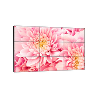 55 pouces Ultra Slim 4K intérieur mur vidéo LCD panneau avec animation et affichage de bienvenue pour Subway Retail & Education-fournisseur OEM