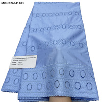 Dernière conception de tissu africain en voile suisse, dentelle suisse 100% coton, tissu en dentelle suisse de Dubaï pour robes de mariée