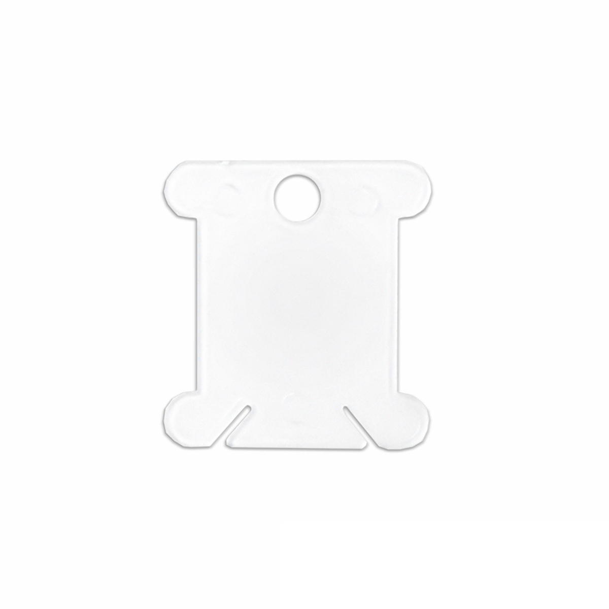 Bobines de fil dentaire en plastique, couleur blanche