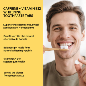 Nhà Sản Xuất Của Thảo Dược Kem Đánh Răng Máy Tính Bảng Năng Lượng Làm Trắng Hydroxyapatite Thuần Chay Sls Miễn Phí Quế Cho Nhà Sử Dụng - Product Image 2