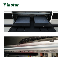 2025 Yinstar DTG 4 têtes A3 numérique Direct vêtement imprimante Machine multifonctionnelle jet d'encre Impression directe vêtement imprimante
