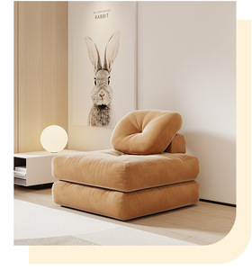 Ghế <span class=keywords><strong>sofa</strong></span> giường phong cách Wabi-Sabi nhỏ gọn kiểu Bắc Âu, chất liệu vải, không tay vịn, có thể tháo rời, dạng mô-đun, kiểu tatami - Product Image 3