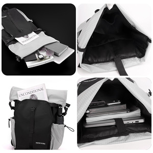 กระเป๋าเป้สะพายหลัง Wepower รุ่น Unisex ขนาด 18 นิ้ว ความจุเยอะ ดีไซน์ลำลอง พร้อมช่องซิปด้านใน เหมาะสำหรับนักเรียนและผู้เดินทาง - Product Image 5