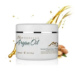 Salon professionnel à usage quotidien traitement capillaire à la kératine lisse masque capillaire nourrissant à l'huile d'argan marque privée - Product Image 1